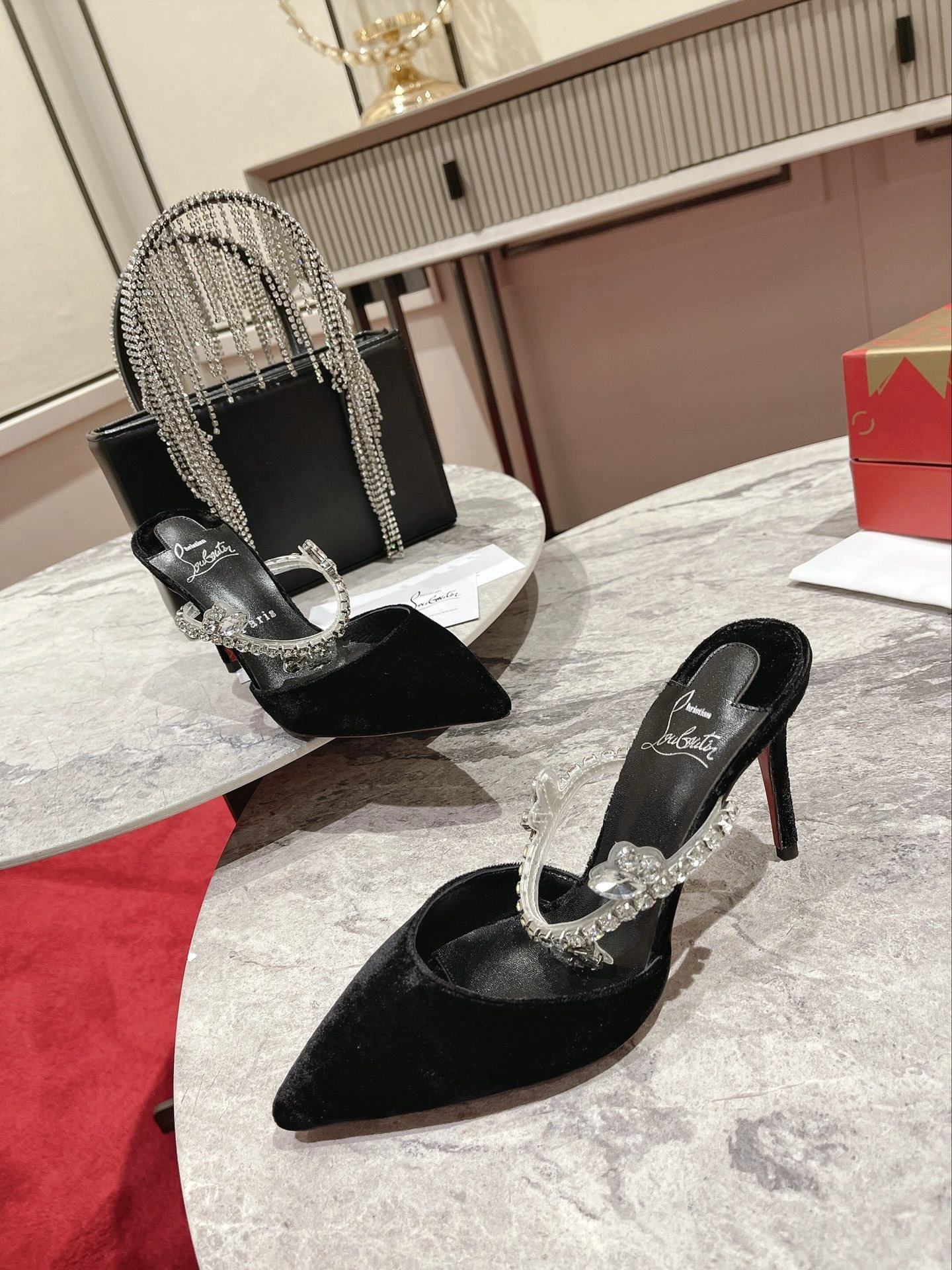 COCO---8ou2ou 3221235B439 Heel height：10CM、8.5CM、6.5CM（6.5CM Custom products are not returned or exchanged） item:D-X062E2033W